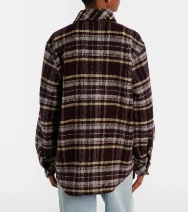 God's True Cashmere Plaid cashmere shirt with emeralds | Thumbnail 4 God's True Cashmere Plaid cashmere shirt with emeralds | Thumbnail 4