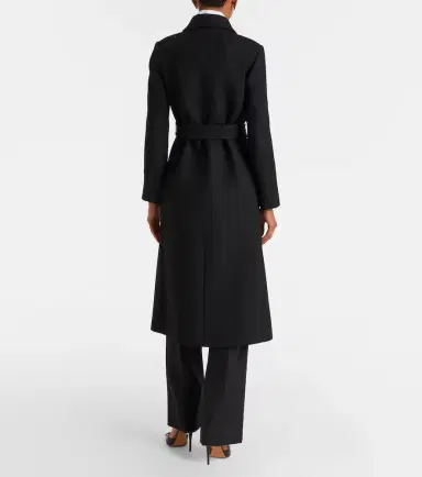 Valentino VGold belted wool and silk coat | Thumbnail 6 Valentino VGold belted wool and silk coat | Thumbnail 6
