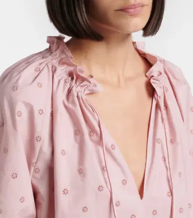 Valentino Broderie anglaise cotton blouse | Thumbnail 3 Valentino Broderie anglaise cotton blouse | Thumbnail 3