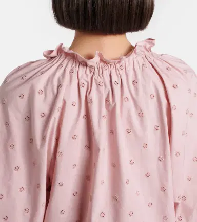 Valentino Broderie anglaise cotton blouse | Thumbnail 4 Valentino Broderie anglaise cotton blouse | Thumbnail 4