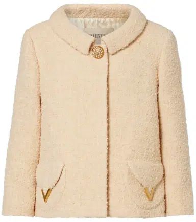 Valentino Embellished wool-blend tweed jacket | Thumbnail 1 Valentino Embellished wool-blend tweed jacket | Thumbnail 1