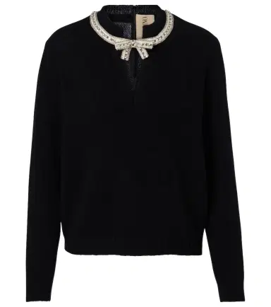 Valentino Sequined virgin wool sweater | Thumbnail 1 Valentino Sequined virgin wool sweater | Thumbnail 1