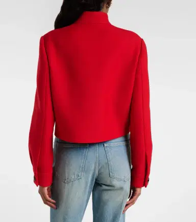 Valentino VGold wool and silk jacket | Thumbnail 6 Valentino VGold wool and silk jacket | Thumbnail 6