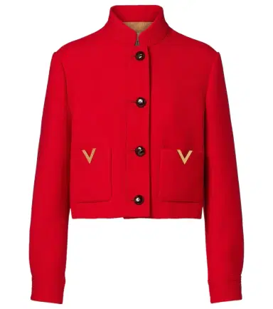 Valentino VGold wool and silk jacket | Thumbnail 1 Valentino VGold wool and silk jacket | Thumbnail 1