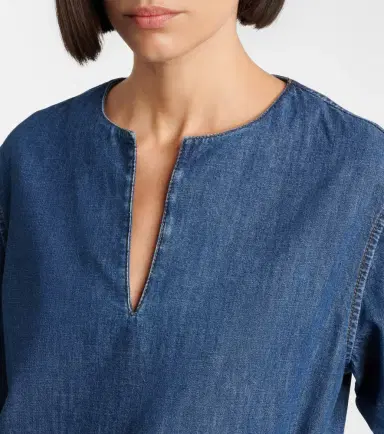 Valentino VGold chambray minidress | Thumbnail 3 Valentino VGold chambray minidress | Thumbnail 3