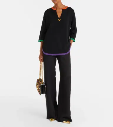 Valentino VGold virgin wool sweater | Thumbnail 4 Valentino VGold virgin wool sweater | Thumbnail 4