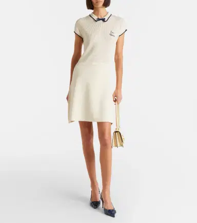 Valentino Chez cotton-blend minidress | Thumbnail 5 Valentino Chez cotton-blend minidress | Thumbnail 5