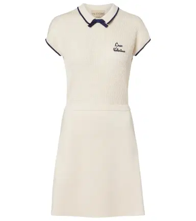 Valentino Chez cotton-blend minidress | Thumbnail 1 Valentino Chez cotton-blend minidress | Thumbnail 1