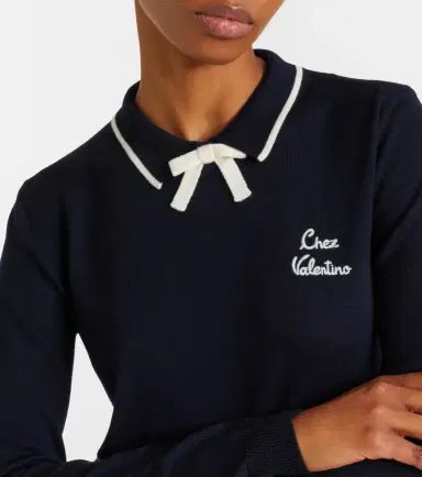 Valentino Chez virgin wool polo sweater | Thumbnail 5 Valentino Chez virgin wool polo sweater | Thumbnail 5