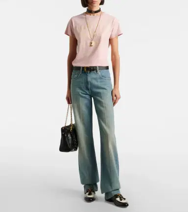 Valentino Printed cotton jersey T-shirt | Thumbnail 2 Valentino Printed cotton jersey T-shirt | Thumbnail 2