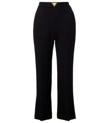 Valentino VGold virgin wool crêpe straight pants | Thumbnail 1 Valentino VGold virgin wool crêpe straight pants | Thumbnail 1