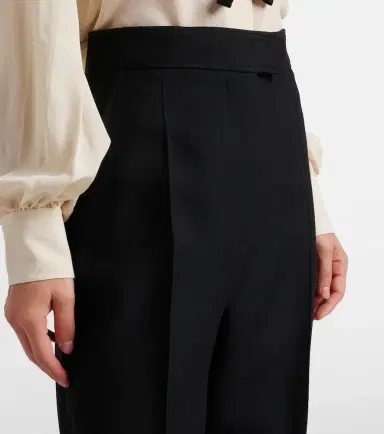 Valentino Crepe Couture wide-leg pants | Thumbnail 2 Valentino Crepe Couture wide-leg pants | Thumbnail 2