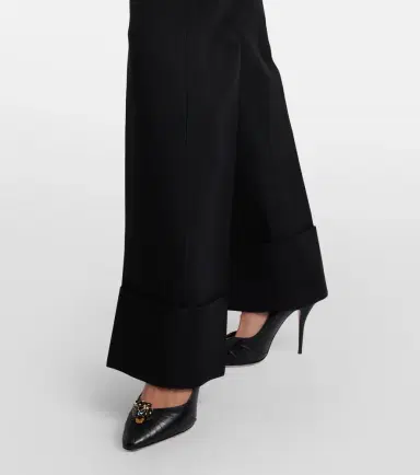 Valentino Crepe Couture wide-leg pants | Thumbnail 5 Valentino Crepe Couture wide-leg pants | Thumbnail 5