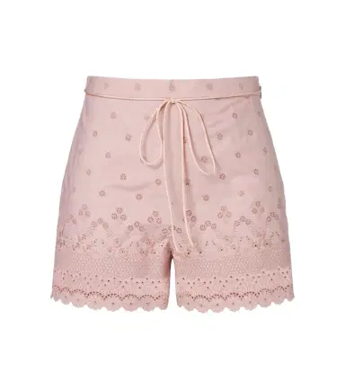Valentino Embroidered cotton shorts | Thumbnail 1 Valentino Embroidered cotton shorts | Thumbnail 1