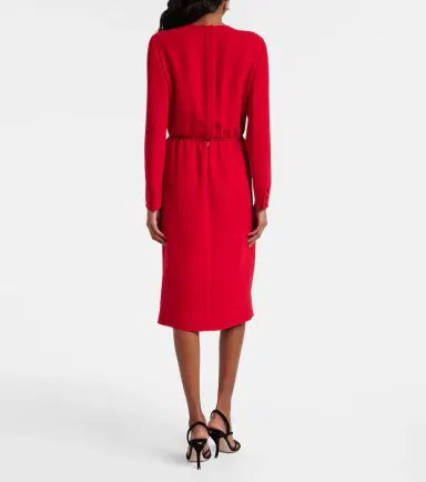 Valentino Embellished silk midi dress | Thumbnail 6 Valentino Embellished silk midi dress | Thumbnail 6