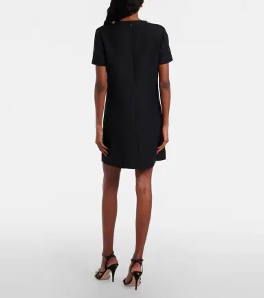 Valentino Embellished wool and silk minidress | Thumbnail 3 Valentino Embellished wool and silk minidress | Thumbnail 3