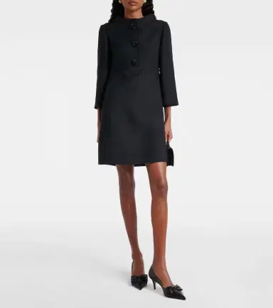 Valentino Crepe Couture minidress | Thumbnail 4 Valentino Crepe Couture minidress | Thumbnail 4