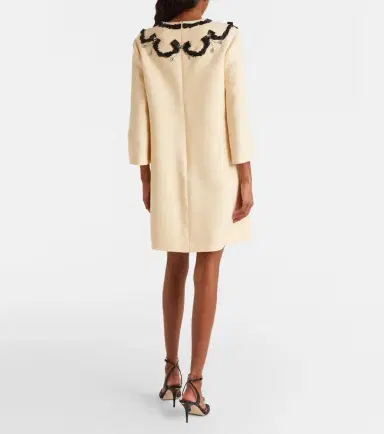 Valentino Crepe Couture embellished minidress | Thumbnail 5 Valentino Crepe Couture embellished minidress | Thumbnail 5