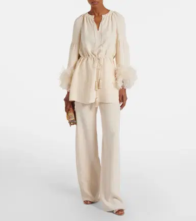 Valentino Cady Couture wide-leg pants | Thumbnail 2 Valentino Cady Couture wide-leg pants | Thumbnail 2