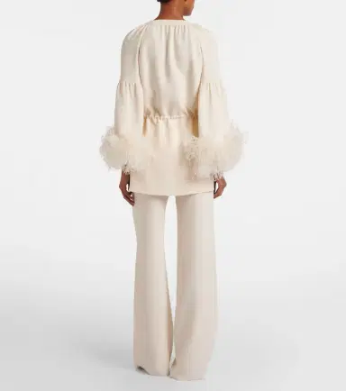 Valentino Cady Couture wide-leg pants | Thumbnail 4 Valentino Cady Couture wide-leg pants | Thumbnail 4
