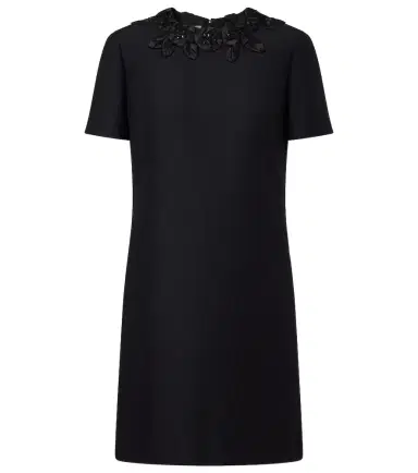 Valentino Embellished wool and silk minidress | Thumbnail 1 Valentino Embellished wool and silk minidress | Thumbnail 1