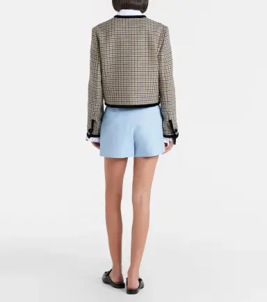 Valentino Crepe Couture VGold shorts | Thumbnail 4 Valentino Crepe Couture VGold shorts | Thumbnail 4