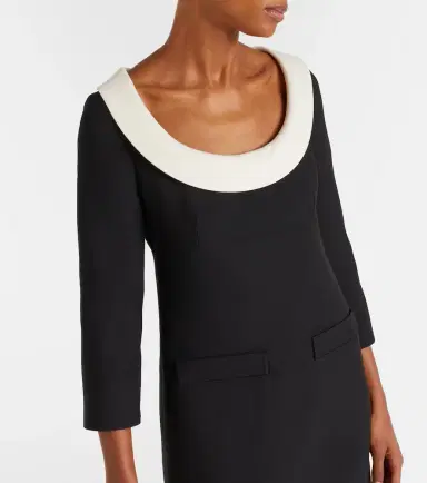 Valentino Crepe Couture midi dress | Thumbnail 2 Valentino Crepe Couture midi dress | Thumbnail 2