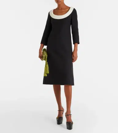 Valentino Crepe Couture midi dress | Thumbnail 5 Valentino Crepe Couture midi dress | Thumbnail 5
