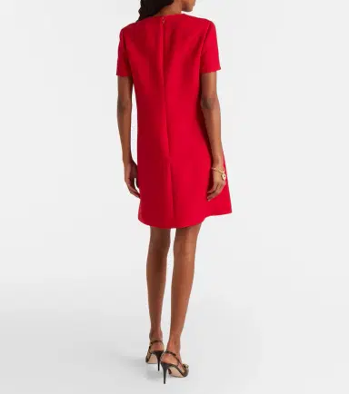 Valentino Crepe Couture VGold minidress | Thumbnail 5 Valentino Crepe Couture VGold minidress | Thumbnail 5