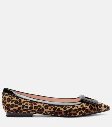 Roger Vivier Gommette Ball calf hair ballet flats | Thumbnail 4 Roger Vivier Gommette Ball calf hair ballet flats | Thumbnail 4