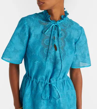 Valentino Cotton lace maxi dress | Thumbnail 2 Valentino Cotton lace maxi dress | Thumbnail 2
