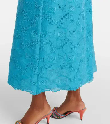 Valentino Cotton lace maxi dress | Thumbnail 3 Valentino Cotton lace maxi dress | Thumbnail 3
