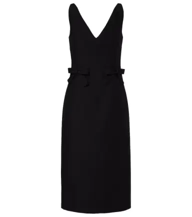 Valentino Crepe Couture bow-detail midi dress | Thumbnail 1 Valentino Crepe Couture bow-detail midi dress | Thumbnail 1