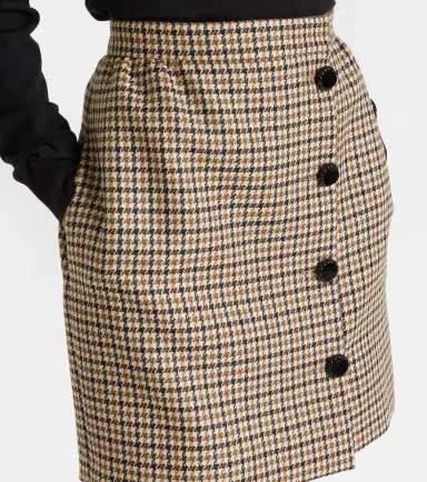 Valentino Houndstooth virgin wool miniskirt | Thumbnail 2 Valentino Houndstooth virgin wool miniskirt | Thumbnail 2