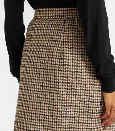 Valentino Houndstooth virgin wool miniskirt | Thumbnail 4 Valentino Houndstooth virgin wool miniskirt | Thumbnail 4