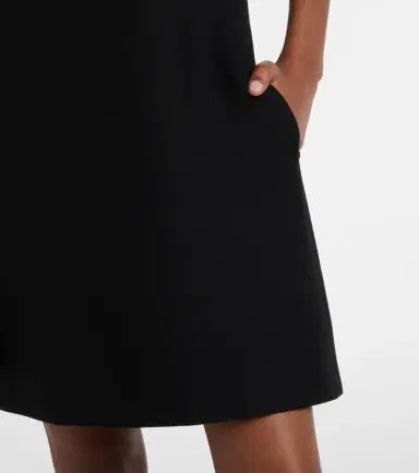 Valentino Crepe Couture feather-trimmed minidress | Thumbnail 3 Valentino Crepe Couture feather-trimmed minidress | Thumbnail 3