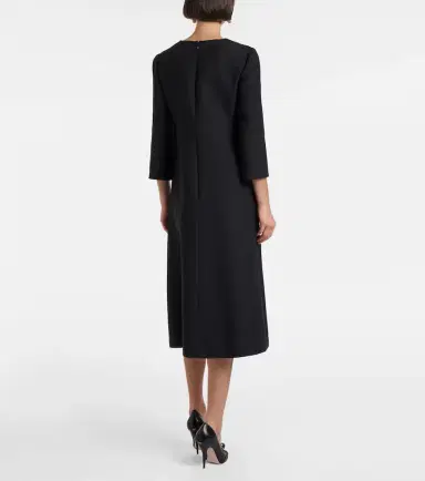 Valentino Crepe Couture embellished midi dress | Thumbnail 5 Valentino Crepe Couture embellished midi dress | Thumbnail 5