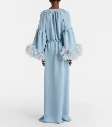 Valentino Cady Couture feather-trimmed gown | Thumbnail 5 Valentino Cady Couture feather-trimmed gown | Thumbnail 5