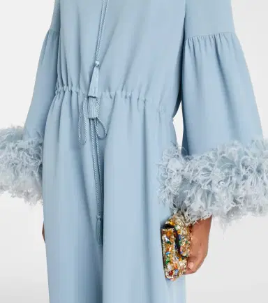 Valentino Cady Couture feather-trimmed gown | Thumbnail 6 Valentino Cady Couture feather-trimmed gown | Thumbnail 6