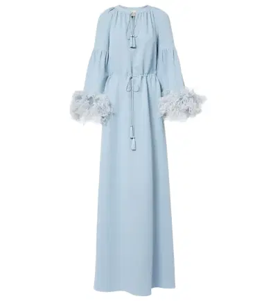 Valentino Cady Couture feather-trimmed gown | Thumbnail 1 Valentino Cady Couture feather-trimmed gown | Thumbnail 1