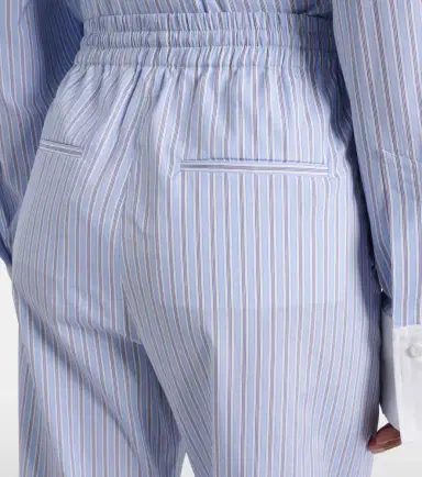 The Attico Striped cotton tapered pants | Thumbnail 2 The Attico Striped cotton tapered pants | Thumbnail 2