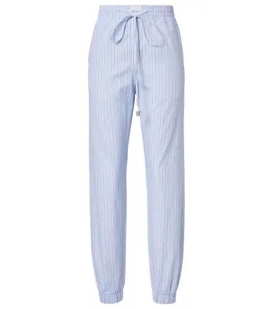 The Attico Striped cotton tapered pants | Thumbnail 1 The Attico Striped cotton tapered pants | Thumbnail 1