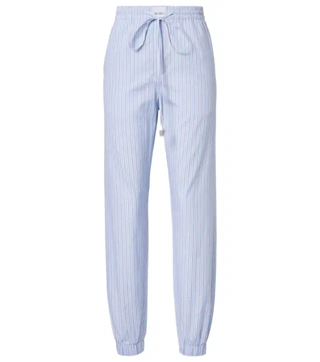 Striped cotton tapered pants Striped cotton tapered pants