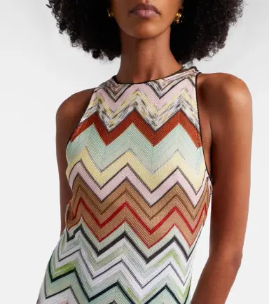 Missoni Zigzag knitted midi dress | Thumbnail 4 Missoni Zigzag knitted midi dress | Thumbnail 4