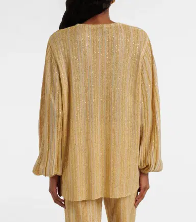 Missoni Cutout lamé blouse | Thumbnail 3 Missoni Cutout lamé blouse | Thumbnail 3