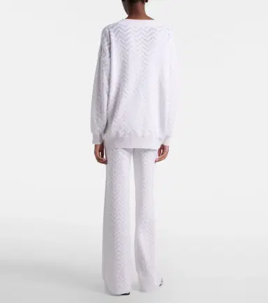 Missoni Chevron cotton-blend wide-leg pants | Thumbnail 6 Missoni Chevron cotton-blend wide-leg pants | Thumbnail 6