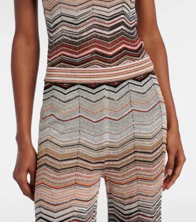 Missoni Zigzag lamé wide-leg pants | Thumbnail 4 Missoni Zigzag lamé wide-leg pants | Thumbnail 4