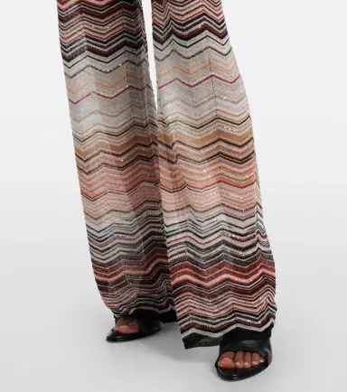 Missoni Zigzag lamé wide-leg pants | Thumbnail 6 Missoni Zigzag lamé wide-leg pants | Thumbnail 6