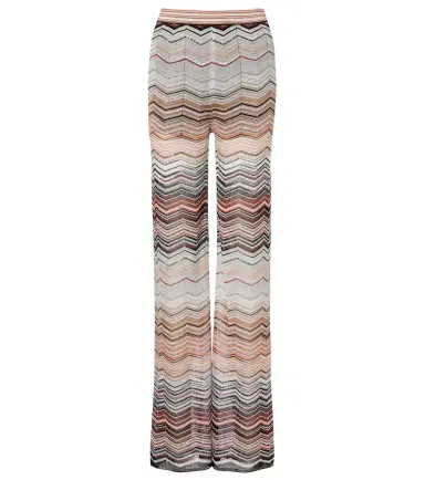 Missoni Zigzag lamé wide-leg pants | Thumbnail 1 Missoni Zigzag lamé wide-leg pants | Thumbnail 1