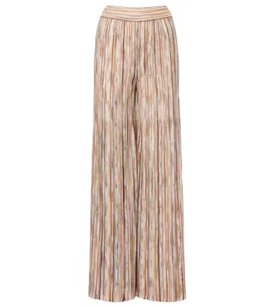 Missoni Sequined striped wide-leg pants | Thumbnail 1 Missoni Sequined striped wide-leg pants | Thumbnail 1